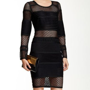 WOW Couture Long Sleeve Mesh Dress